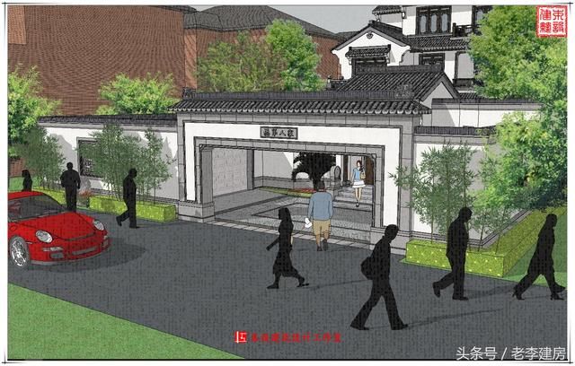 农村中式宅院，建房不再千篇一律，建一栋乡村里的出众美宅！