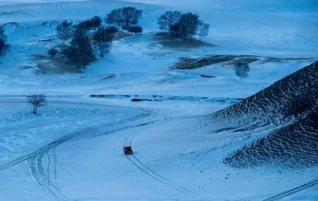 实拍张家口草原天路大雪，这样的寂静你见过吗