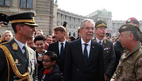 奥地利举行国庆日庆典