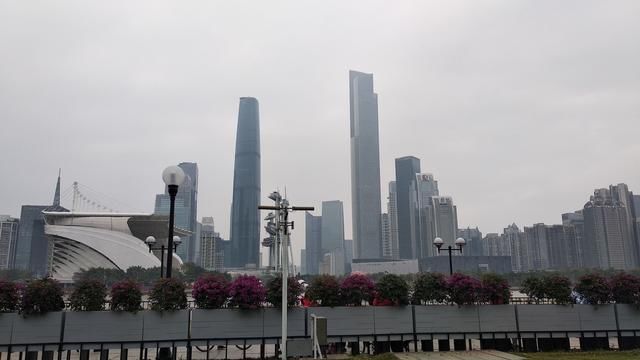 广州塔 珠江新城的城市夜色
