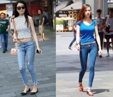 "下半身"胖的女人,秋天穿牛仔裤,尽量避开3种,显胖还尴尬!