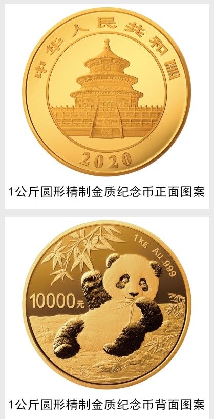 2020年金币纪念币