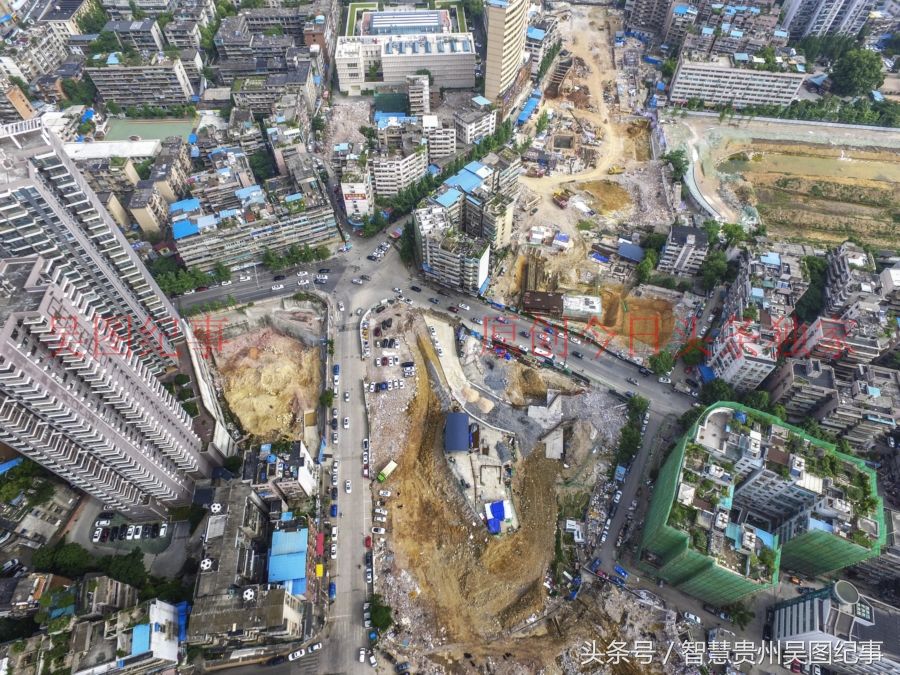 贵阳人民大道建设如火如荼,一条宽敞的大道在向人们走来