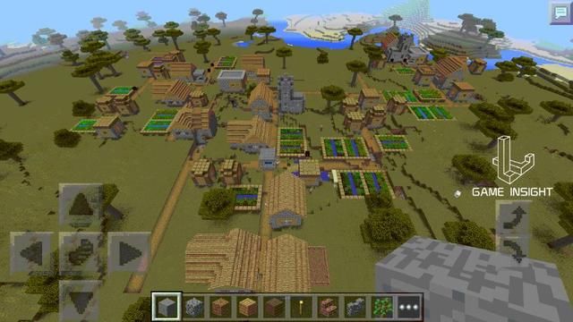 据说这是《我的世界》手机版最大村庄种子，生存党怕是没见过吧？