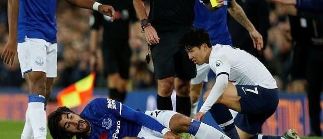 孙兴慜有几次红牌