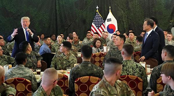 金特会地点可能选在板门店 特朗普准备削减驻韩美军