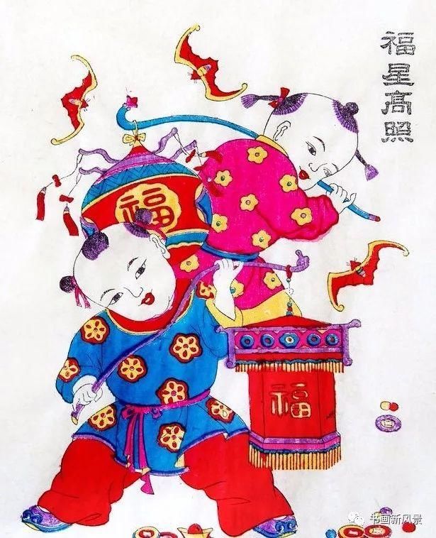 中国五大年画，护佑你新春吉祥！开心过大年！