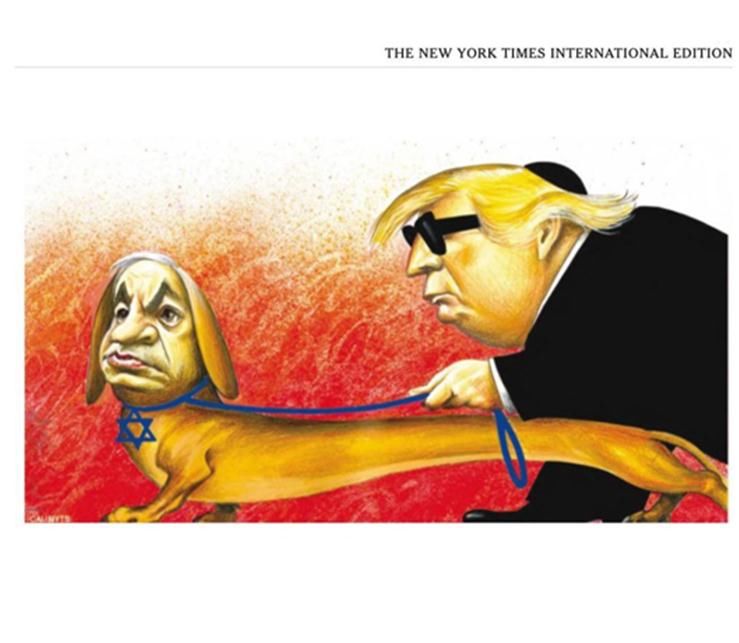 《纽约时报》为反犹漫画道歉,主角特朗普不买