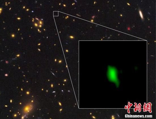 科学家在距地球132.8亿光年外发现氧