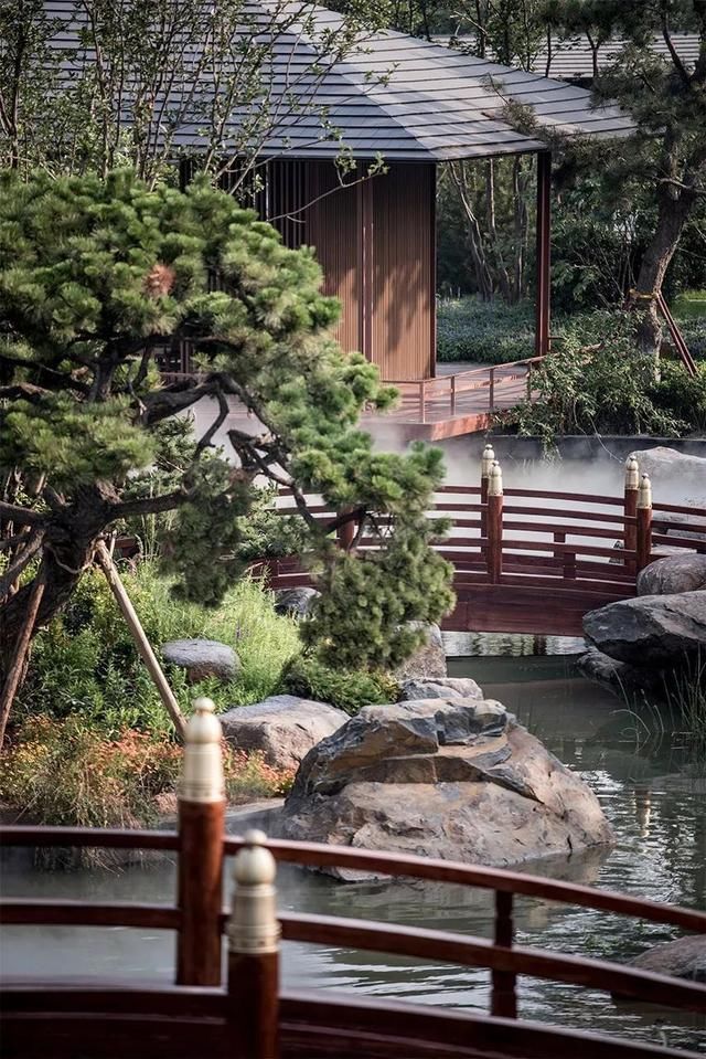 东方柱子下的桃源意境丨观承别墅大家农村v柱子别墅门居所图片