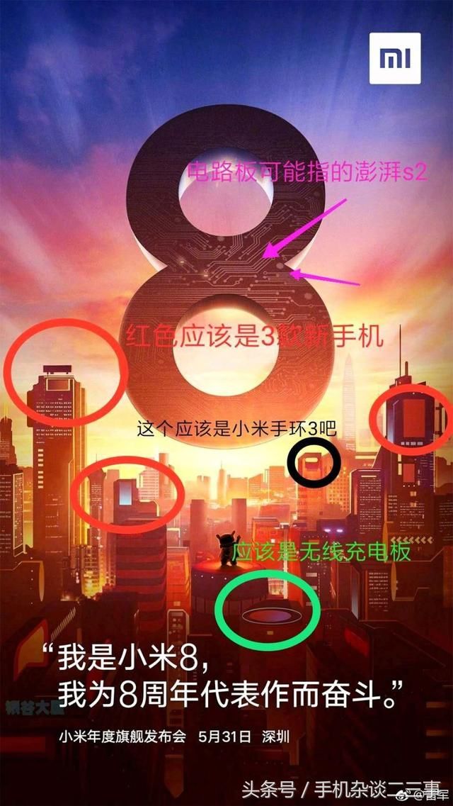 脑洞大开,小米8发布会海报蕴藏很多秘密