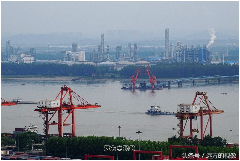图集:航拍新洲阳逻现代化口岸新港,武汉崛起的