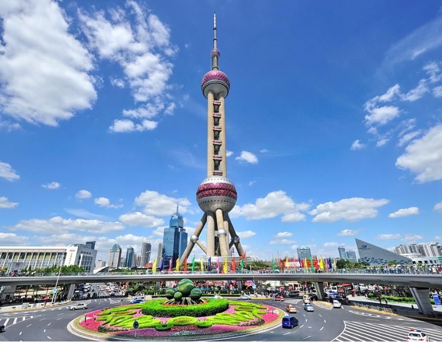 中国各省、直辖市地标建筑:上海东方明珠塔