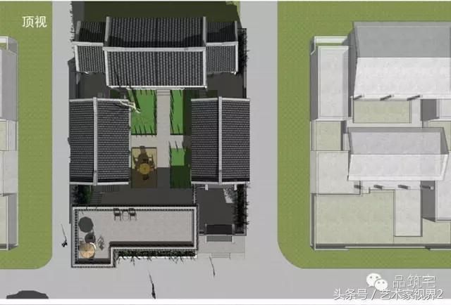 新中式四合院别墅古朴优雅大气实用，极佳的自建房方案选择