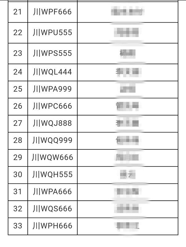 黑客入侵选号系统“秒抢”靓号车牌 凉山这33辆三同号车牌被撤销