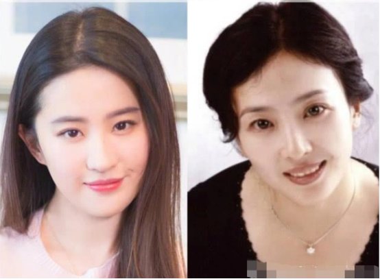 父母同脸的明星：关晓彤妈妈基因强大，谢娜跟妈妈神态都一模一样