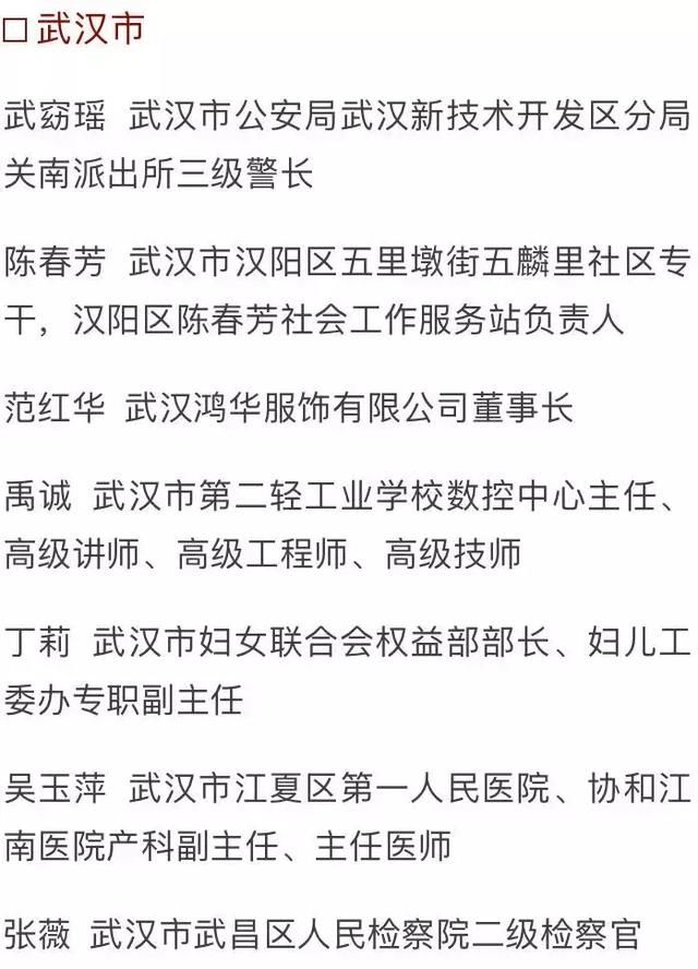 湖北人，快转给你的妈妈小姨姑姑……刚刚，她们被点名表扬！