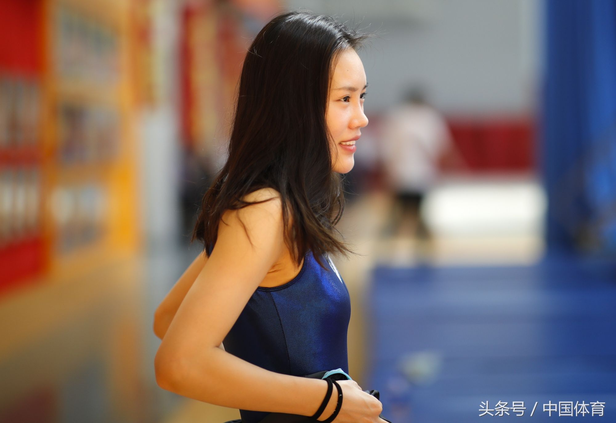 亚运会蹦床第一次选拔测验赛在北京体育大学进行