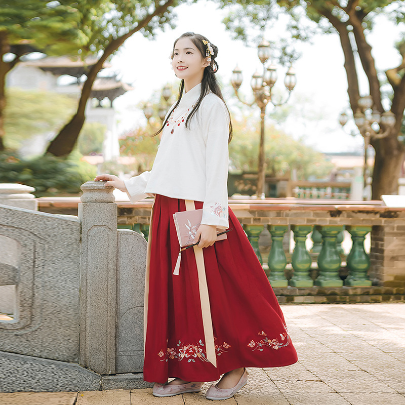长裙汉服冬季穿搭,长裙汉服冬季穿搭图片