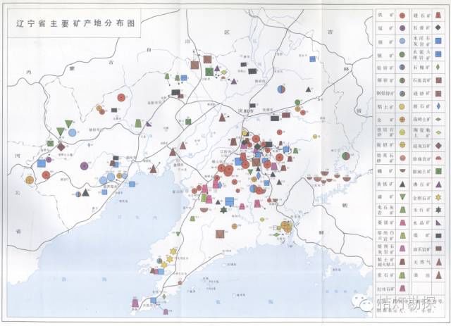 全国各省矿产资源分布，煤炭基本是重头