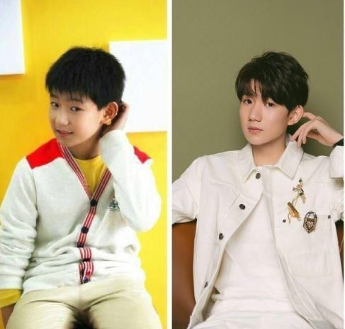 95后小花小生纯天然童年照,易烊千玺最逆袭,王