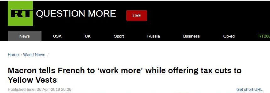 马克龙减税措施:提出50亿欧元的额外减税政策