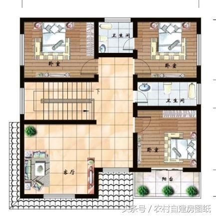 10X10米4款农村自建房，带车库和柴火灶，你会怎么选