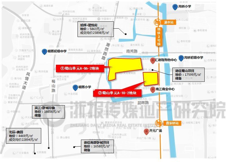 杭州萧山读地手册出炉 待嫁宝地实拍赶紧来看