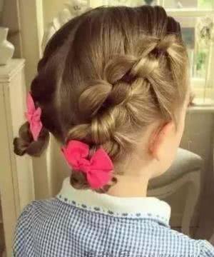 公主丸子头编发,打造儿童幸福乐园