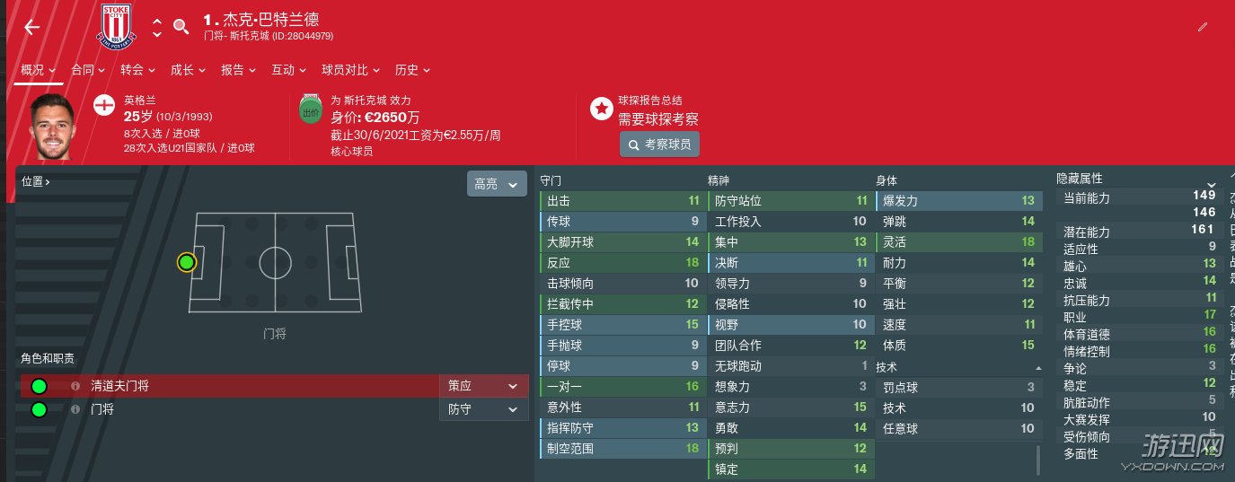 足球经理2019什么门将好用 高性价比门将推荐