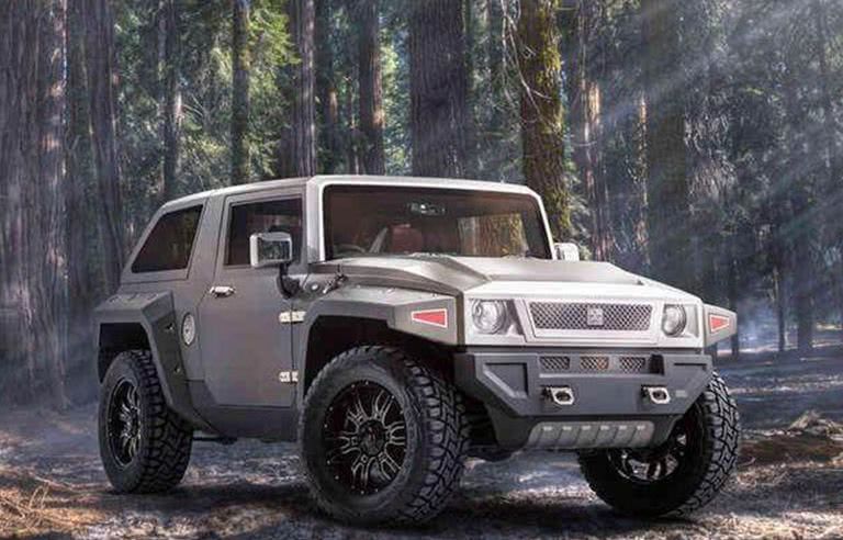 乔治·巴顿战车,实际造型细节有所优化,前脸造型更加简洁规整