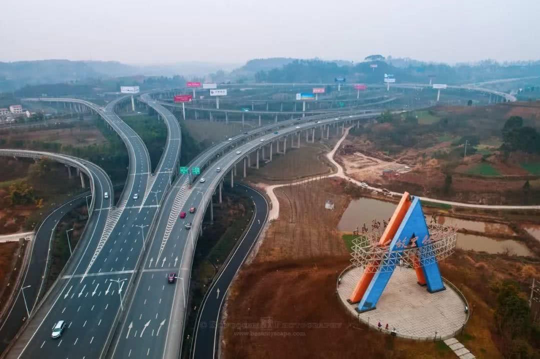 背包客的家乡-四川内江，航拍集