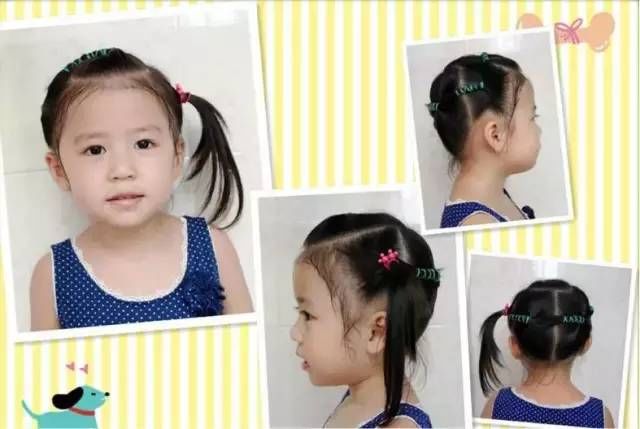 六一|短发六一v短发幼儿,让你的还是们美美哒!平胸适合发型宝宝长发图片
