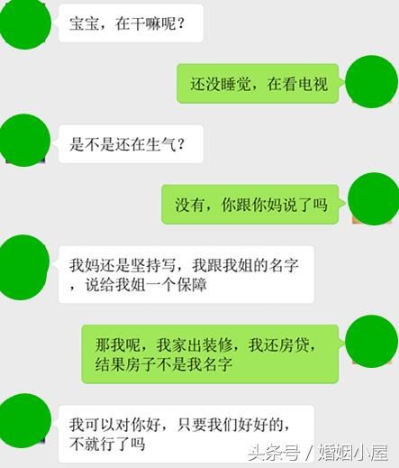 男朋友，我们结婚，婚房不写我名字，装修可是我家出钱