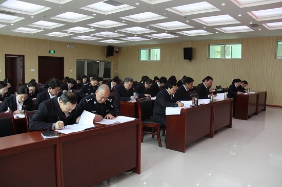 商南检察院组织开展扫黑除恶知识考试