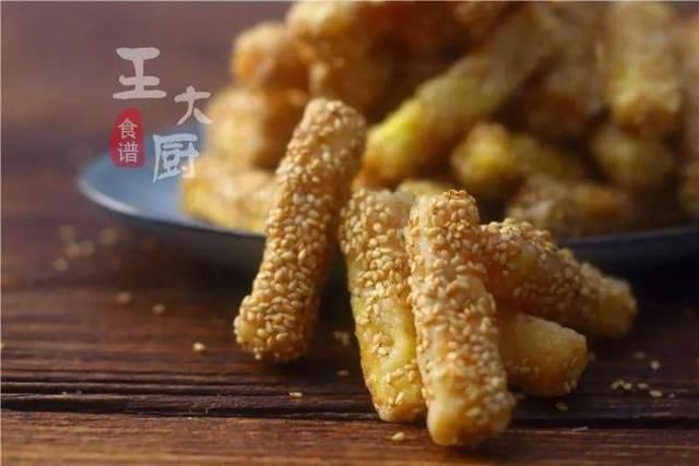 比栗子还香糯的芝麻红薯条