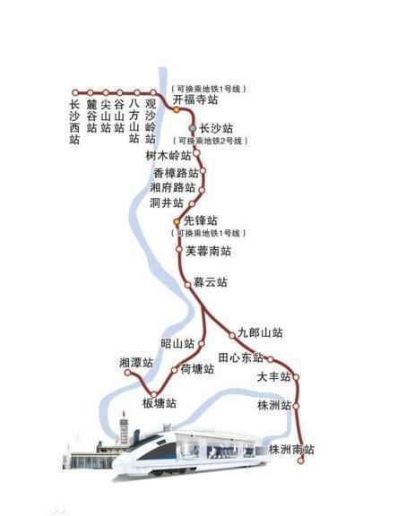 湖南修建的一条铁路，沿途共设24站，促进了这三个城市的发展