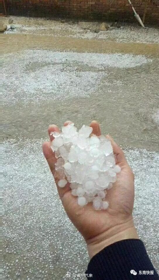 惊蛰!福州市区雷雨大风!永泰福清下起冰雹!兵乓球那么大……