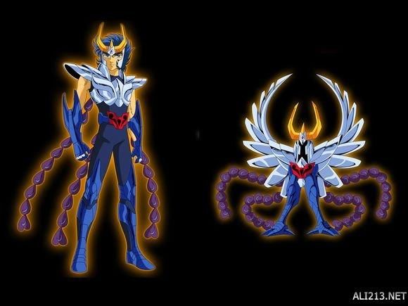 士_圣斗士星矢:五小强圣衣历次变化,凤凰座的