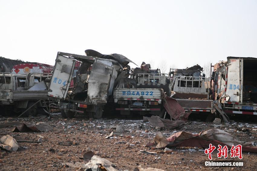 吉林省东丰爆炸致2死57伤 受损房屋达370户 现
