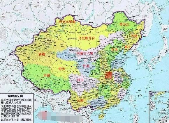 中国主要朝代的疆域版图，宋朝实在凄惨，明清达到鼎盛