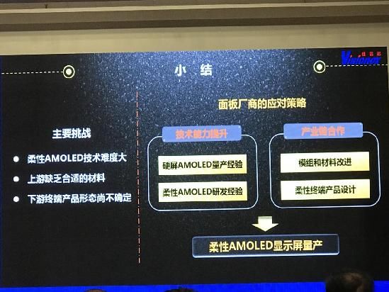 维信诺黄秀颀:柔性OLED量产难度大 机会更大