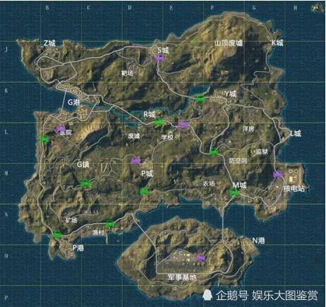 绝地求生:海岛地图汉画地图曝光,网友:这地名是