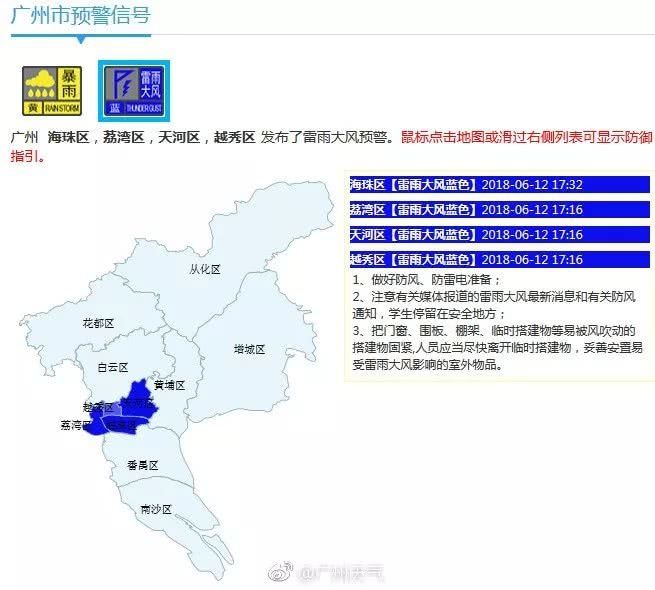 别外出！雷暴雨即将来临，7区黄色预警生效！这个信号出现自动停