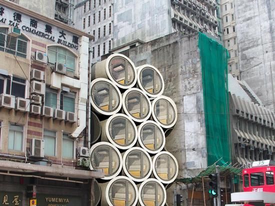 香港建筑师设计“水管屋” 帮助解决住房难题