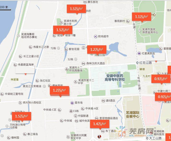 最高报价1.7W+!最新摸底芜湖市区33家小区二