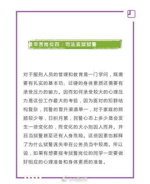 十大最辛苦的公务员岗位诞生!除最后一个报名之前要想清楚!