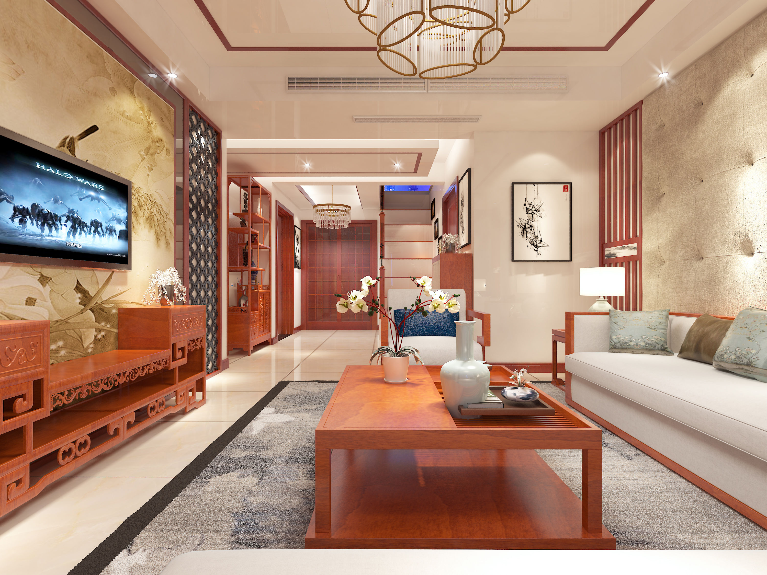 家装中央空调安装价格_家装中央空调价格_大金空调家装设计图