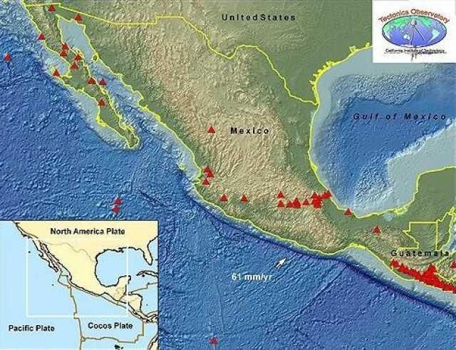 墨西哥?钟值卣鹆耍≌饫?级地震也常见