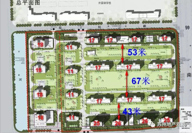 中海奥体地块规划公示!低密度，完美户型，限价42000元\/㎡